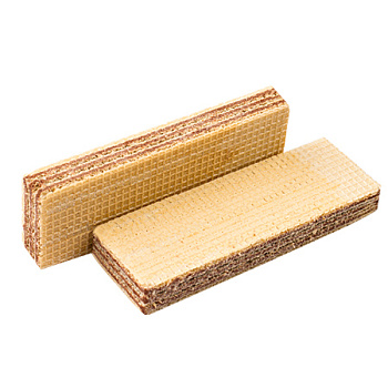 Waffers with filling Autumnal garden 